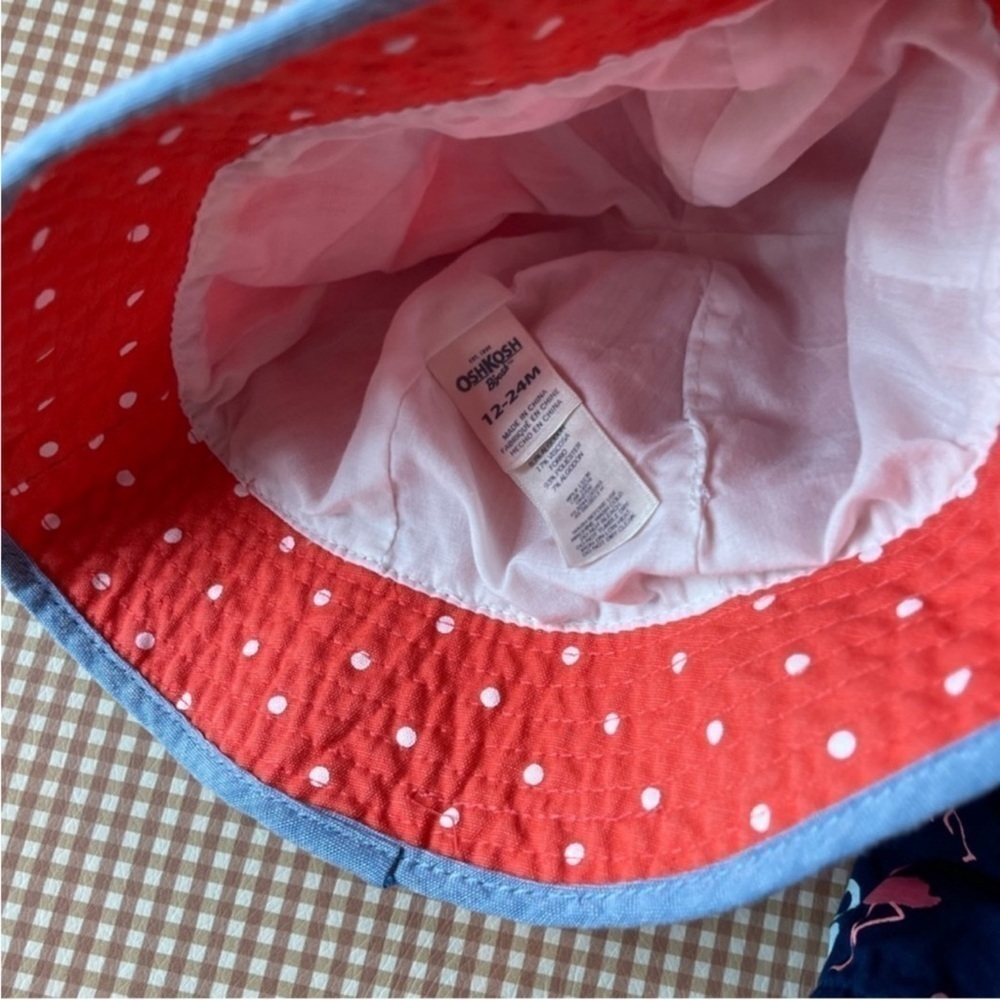 Set of 3 baby girl sun hats. Baby Gap /
Carter's / Gymboree - Picture 10 of 12